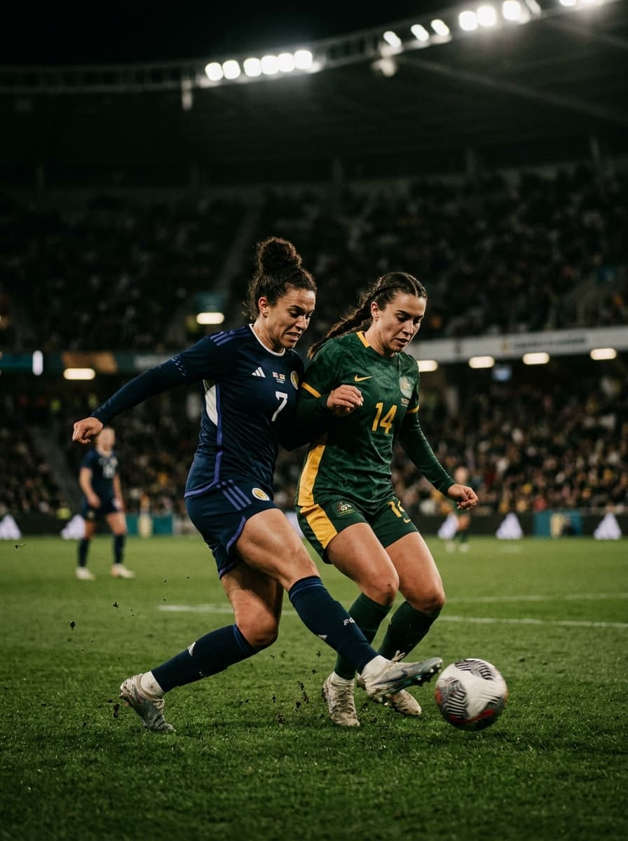 Women's professional football match